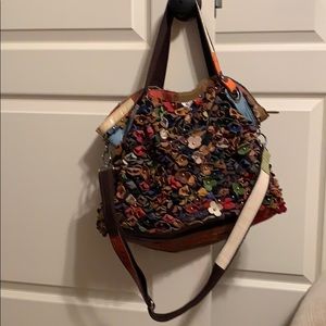 Genuine leather handbag